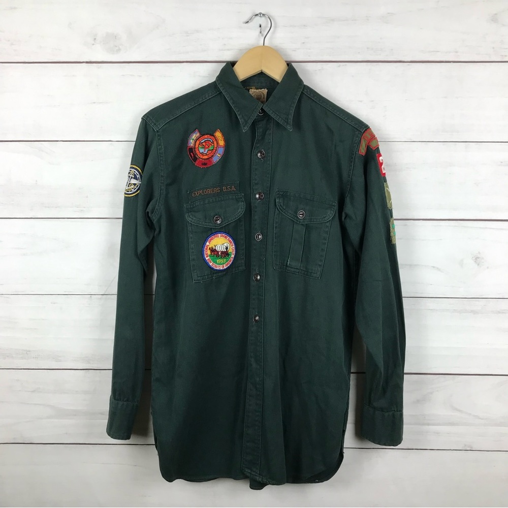 Vintage 1953 Boy Scout of America Sanforized Shirt